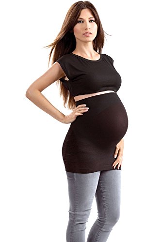 BLANQI Womens Maternity Belly Band for Pregnancy, Black-S-M - color: Black, size: Small / Medium