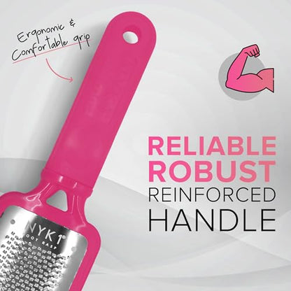 NYK1 RUSTPROOF Foot File Callus Remover for Feet | Pink - color: Pink Megafile