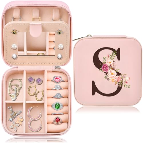 Inngeroo Travel Jewelry Case Box Organizer Personalized Gifts for Women - style: S
