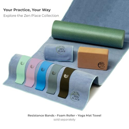 Cork Yoga Blocks 2 Pack – High Density Natural Cork Blocks for Yoga, Pilates, Stretching, Balance & Flexibility