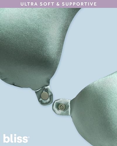 Bliss Neck Pillow Set U-Shaped Satin Travel Pillow with Eye Mask - color: Spiral Sage