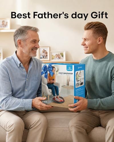 Shiatsu Foot Massager with Heat, FSA Eligible HSA, Deep Kneading Neuropathy - color: Black