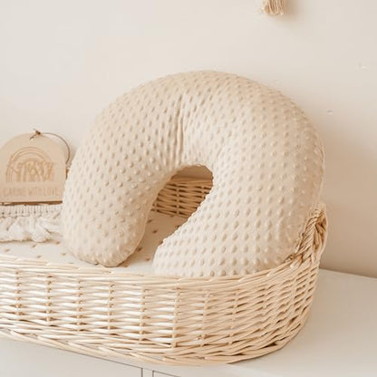 Konssy 2 Pack Nursing Pillow Covers, Soft Covers for Breastfeeding Pillows - color: Brown, Blossom