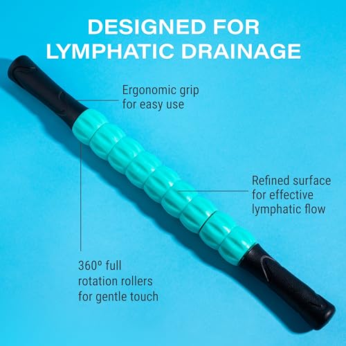 Bruizex Lipo Roller Lymphatic Drainage Massager, Massage Tool for Stomach - size: Medical Plastic Massager