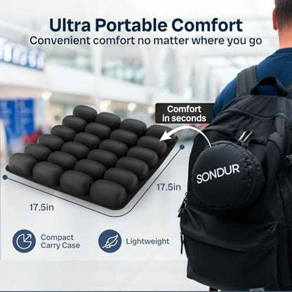 Travel Cushion for Long Flights – Inflatable Airplane Seat Cushion