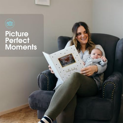 Pearhead Hello Baby First 5 Years Memory Book - color: Polka Dot Hello Baby Memory Book