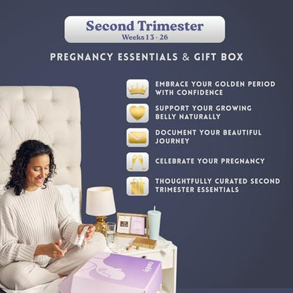 2nd Trimester Mom to Be Essentials Box, Pregnancy Gift - size: 2nd Trimester