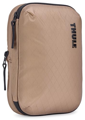 Thule Compression Packing Cube, Size Small, Semitransparent Fabric, Easy to Pack, YKK Zippers - color: GENTLE BEIGE, size: Small