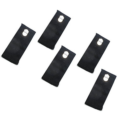 Adjustable Pant Waistband Extension - Instant Comfort, Pants Fit Again (Hook 5-Pack, Black) - color: Black, size: Hook