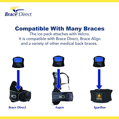 Brace Direct Rigid Posture Corrector TLSO Plus Extension Panel Plus Hot/Cold Pack Insert