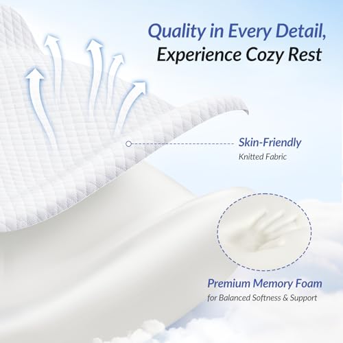 ZIKEE Adjustable Wedge Pillow Headboard Set for Sleeping & After Surgery