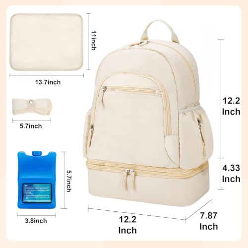 GDNasist Breast Pump Backpack Compatible with Spectra S1 and S2