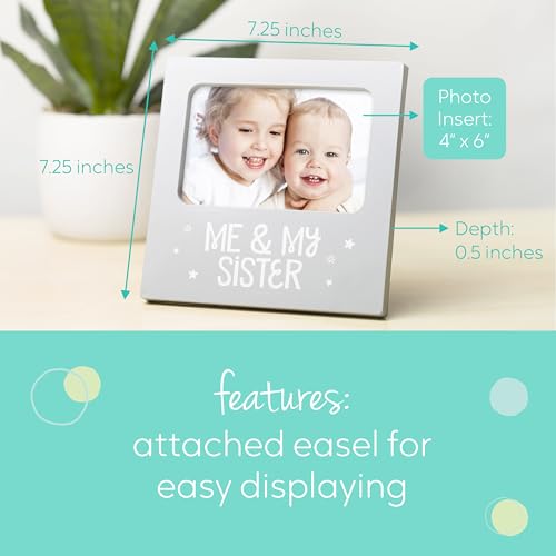 Me & My Sister Sibling Photo Frame - size: One Size, style: Me and My Sister Frame