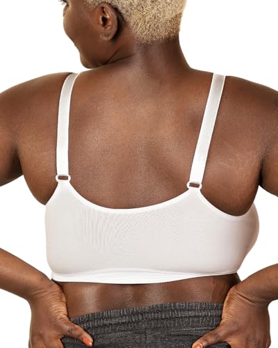 Coobie Seamless Scoopneck Bra - color: White, size: Large