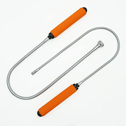 GUTIMORE Flexible Magnetic Pickup Tool Set, 2LB & 10LB,25"/26" Extension - style: FM2+10