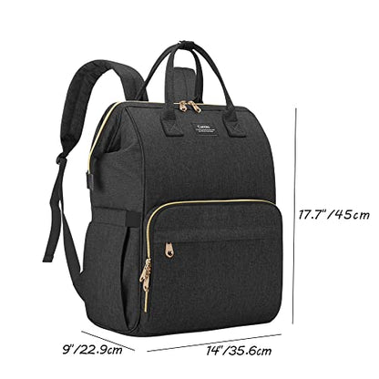 CURMIO Breast Pump Backpack Compatible for Spectra S1, S2, Medela, Black - color: Black
