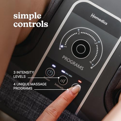 Homedics Deluxe Foot Massager Calf Massager, Rolling & Compression Massage