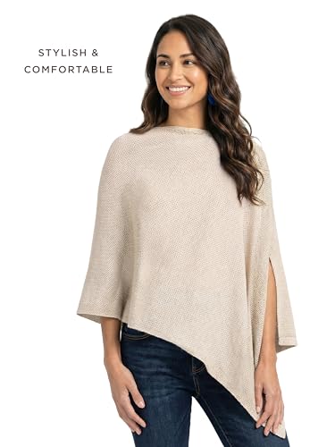 We are Amma | The Cocoon™ - Newborn Essentials Must Haves: Nursing Cover for Breast Feeding Essentials | Nursing Sweater Used as Breastfeeding Cover (Natural, One Size) - color: Natural, size: One Size