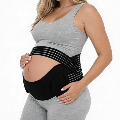Pregnancy Belly Band, Maternity Belly Band, Black, Small - color: Black, size: Small