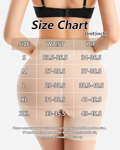 Tummy Control Shapewear for Women Body Shaper High Waisted Underwear Seamless Panties - size: Medium