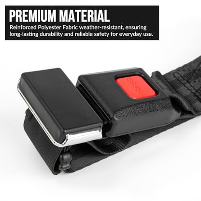 Universal Golf Cart Seat Belt Adjustable 2 Pack