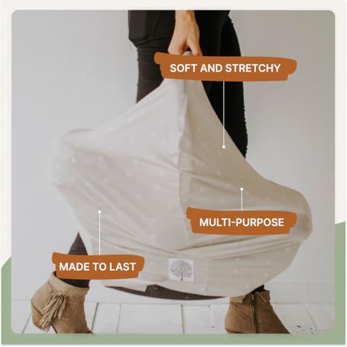 Parker Baby Co. Multi-Use Cover - Carseat Cover, Nursing Cover - Desert - color: Desert