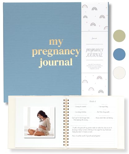 Lamare Pregnancy Journal for First Time Moms 2026 – Pregnancy Planner - color: Blue