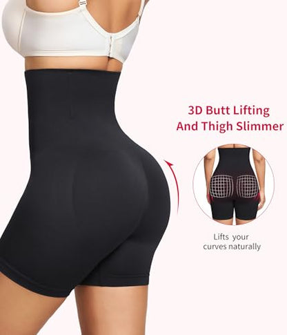 Gotoly Women Tummy Control Shapewear High Waisted Butt Lifting Shapewear - color: Black, size: Medium