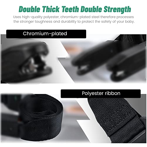 Car Fixing Strap Pad Pads Compatible with Universal Isofix Kids Seat Fixing Straps with Latch Interface Accessory Cover