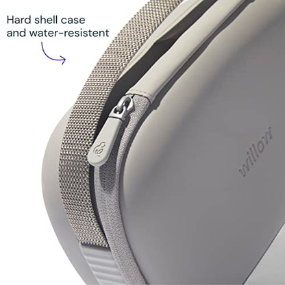 Willow Breast Pump Carrying Case, Grey, Use with Hands Free Wearable Breast Pumps, Ultra Durable Hard Shell Breast Pump Case with Removable Tray, Compact and Discreet - color: Grey, size: Carrying Case