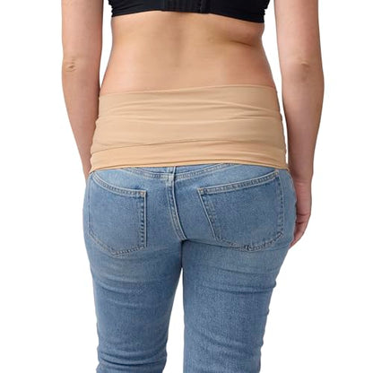 Ingrid & Isabel Basics Bellaband, Maternity Belly Band, Pants & Jeans Extender for Pregnancy & Postpartum - color: Taupe, size: Small-Medium, style: 1 Pack