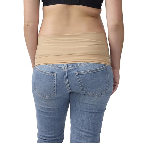 Ingrid & Isabel Basics Bellaband, Maternity Belly Band, Pants & Jeans Extender for Pregnancy & Postpartum - color: Taupe, size: Medium-Large, style: 1 Pack