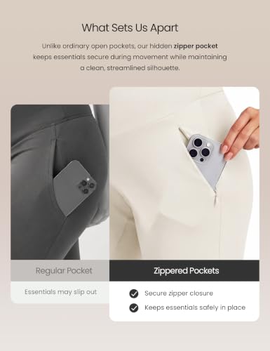 JOYSPELS Smooth Feeling Wide-Leg Maternity Work Pants Soft Pregnancy Yoga Pants with Zippered Pockets Over The Belly - color: Lightgray, size: Medium