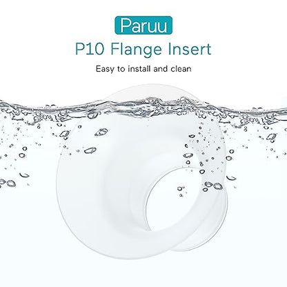 Paruu P10 Flange Insert 24mm, Original Breast Pump Parts, Wearable Breast Pump Replacement Accessories, 2 Pack - size: 24mm