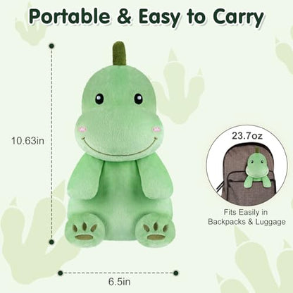 SuzziPad Dinosaur Microwavable Heating Pad Plush, 6.88" X 10.6", 1.46 Lb - style: Dinosaur