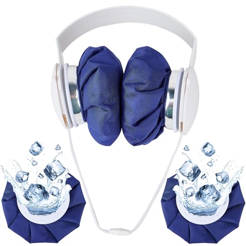 Reusable Ice Pack for Injuries Neck Cooler Ice Bags Hot Water Bag for Pain - color: White Blue