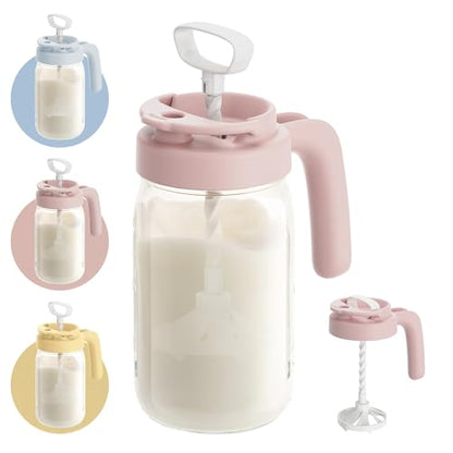 Papablic Breast Milk Pitcher, Formula & Baby Feeding Container, Pink - color: Pink