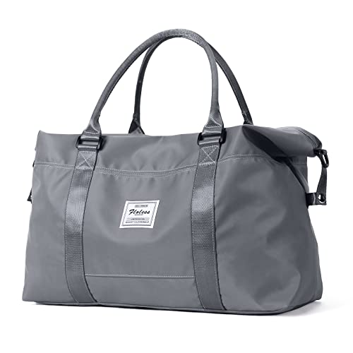 Travel Duffel Bag, Carry On Overnight Weekender Bags for Women - color: A1-Goblin Blue, size: Large