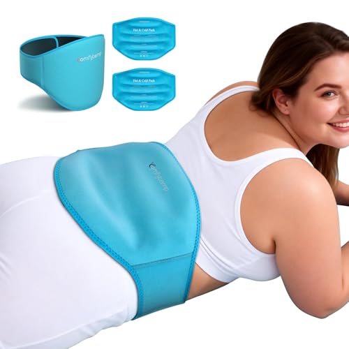 Comfytemp Extra Large Back Ice Pack for Lower Back Pain, Sciatica Relief - color: Blue-large Back Ice Pack-2 Gel Packs