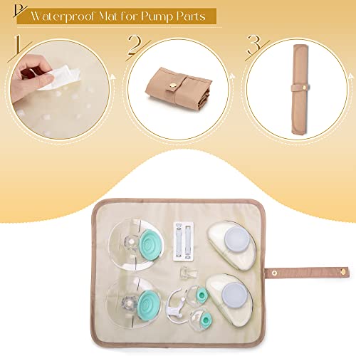 Fasrom Wearable Breast Pump Bag Compatible with Eufy, Medela & Elvie Pumps - color: Black