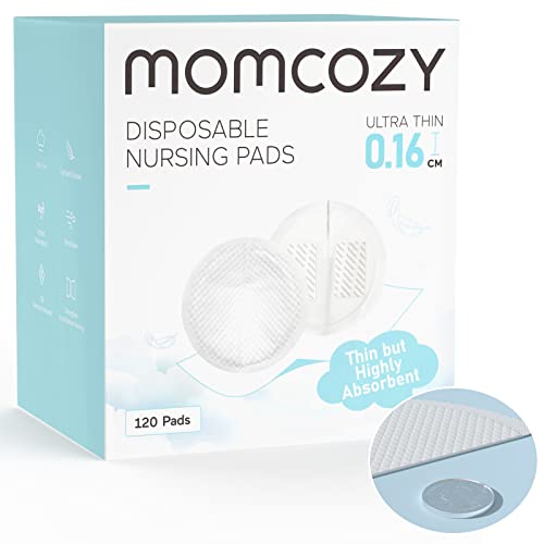 Momcozy Ultra-Thin Disposable Nursing Pads, Ultra-Absorbent No-Leak, 120PCS - size: 120 Count(Pack of 1)