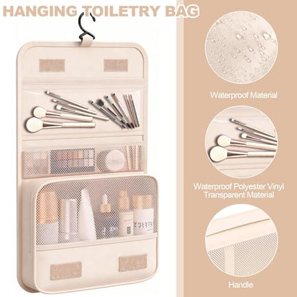 8 Set Packing Cubes for Travel, Suitcase Organizer Bags for Luggage (Cream) - color: Cream
