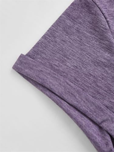 Nurse V Neck T Shirts for Women, Certified Nursing Assistant Tshirt - color: Purple, size: Large