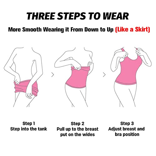 EUYZOU Women's Underbust Shapewear Tank Tops - Seamless Tummy Control Compression Camisole Tops Slimming Tank - color: Black 2pk, size: Small