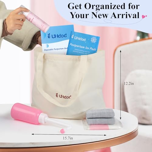 UHdod Postpartum Recovery Essentials Kit for New Mom Labor Delivery - size: 12 Count (Pack of 1)