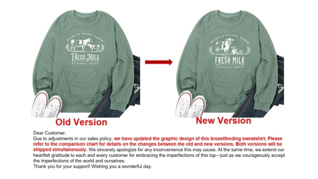 UNIQUEONE Women Nursing Sweatshirts for Breastfeeding - Friendly Zipper Maternity Sweater Long Sleeve Mama Pullover Tops - color: A-green, size: Medium