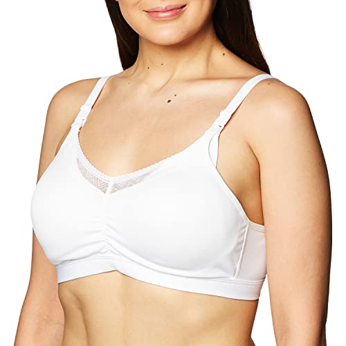 Playtex Women's Nursing Shaping Foam Wire Free W/ Lace - color: White, size: XX-Large