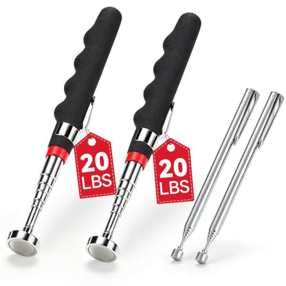 E BAVITE 4 Pack Telescoping Magnet Pick-up Tool Extendable up to 30" - size: 4 Telescop