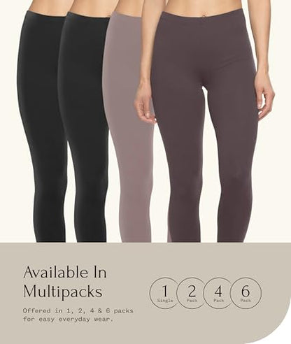Felina Velvety Super Soft Lightweight Leggings - color: Cool Beach, size: XX-Large