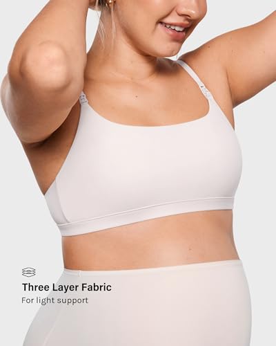 INLYRIC Women's Inbarely Soft Nursing Bras Unlined Bralettes Maternity Bra for Breastfeeding Unpadded Comfy Sleep Seamless - color: Snow White, size: Small